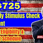 $725 Monthly Stimulus Check Payment, Are You Eligible to get it? Check Payout Schedule
