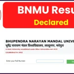 BNMU Result 2024: Download BA, B.Sc., B.Com. Part 1, 2, 3 Result
