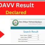DAVV Result 2024 [OUT]: Odd/Even Semester Exam Results
