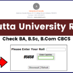 Calcutta University Result 2024 (Declared) - Check BA, B.Sc, B.Com CBCS (Sem 1, 3 & 5) Exam Result