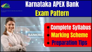 Karnataka APEX Bank Exam Pattern 2025: Complete Syllabus, Marking Scheme & Preparation Tips