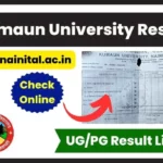 Kumaun University Result 2024 (Out) - Check UG, PG Result @kunainital.ac.in