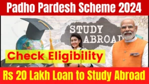 Padho Pardesh Scheme 2024: Rs 20 Lakh Loan to Study Abroad, Eligibility