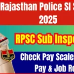 Rajasthan Police SI Salary 2025: Check RPSC Sub Inspector Pay Scale, Grade Pay & Job Role