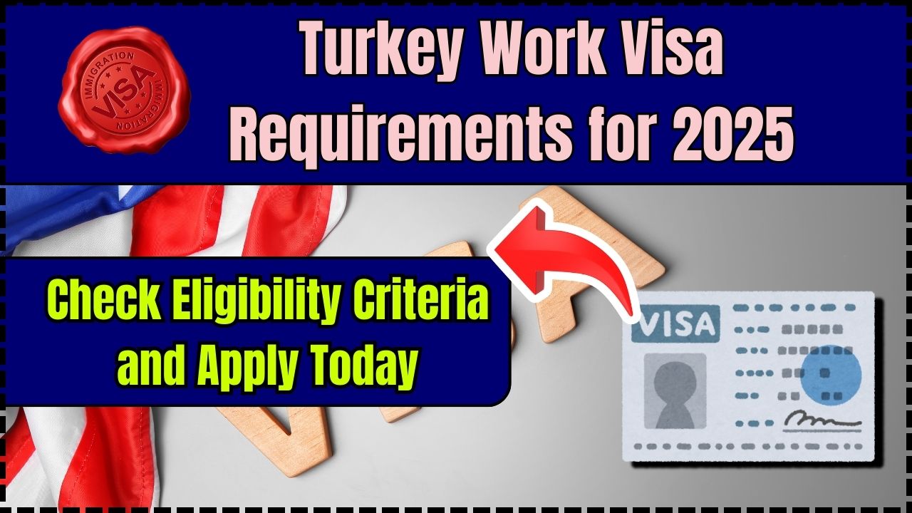 Turkey Work Visa 2025 – How to Apply? Check Eligibility Criteria – IDOLGU News