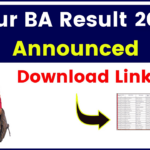 B.A Result 2025 Announced; Check Part 1, 2, 3 Semester Exam Result