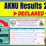 AKNU Results 2025: Check UG, PG Sem Degree Results @aknu.edu.in