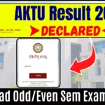 AKTU Result 2025 (Declared) – Download Odd/Even Sem Exam Result