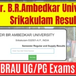 Dr. B.R.Ambedkar University Srikakulam Result 2025; Latest BRAU UG/PG Exams Result