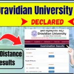 Dravidian University Result 2025 (Declared) - Download Regular & Distance Exam Results