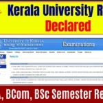 Kerala University Result 2025 Declared - Check BA, BCom, BSc 2nd Sem Result Link