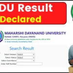 MDU Result 2025 (OUT) - Check UG/PG Result on mdu.ac.in