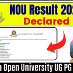 NOU Result 2025 Declared - Check Nalanda Open University UG PG Results at nou.ac.in