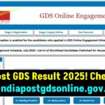 India Post GDS Result 2025: Merit list for 21,413 posts will be released soon, check here @indiapostgdsonline.gov.in!